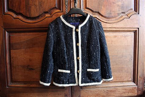 comment coudre une veste chanel|La veste CHANEL .